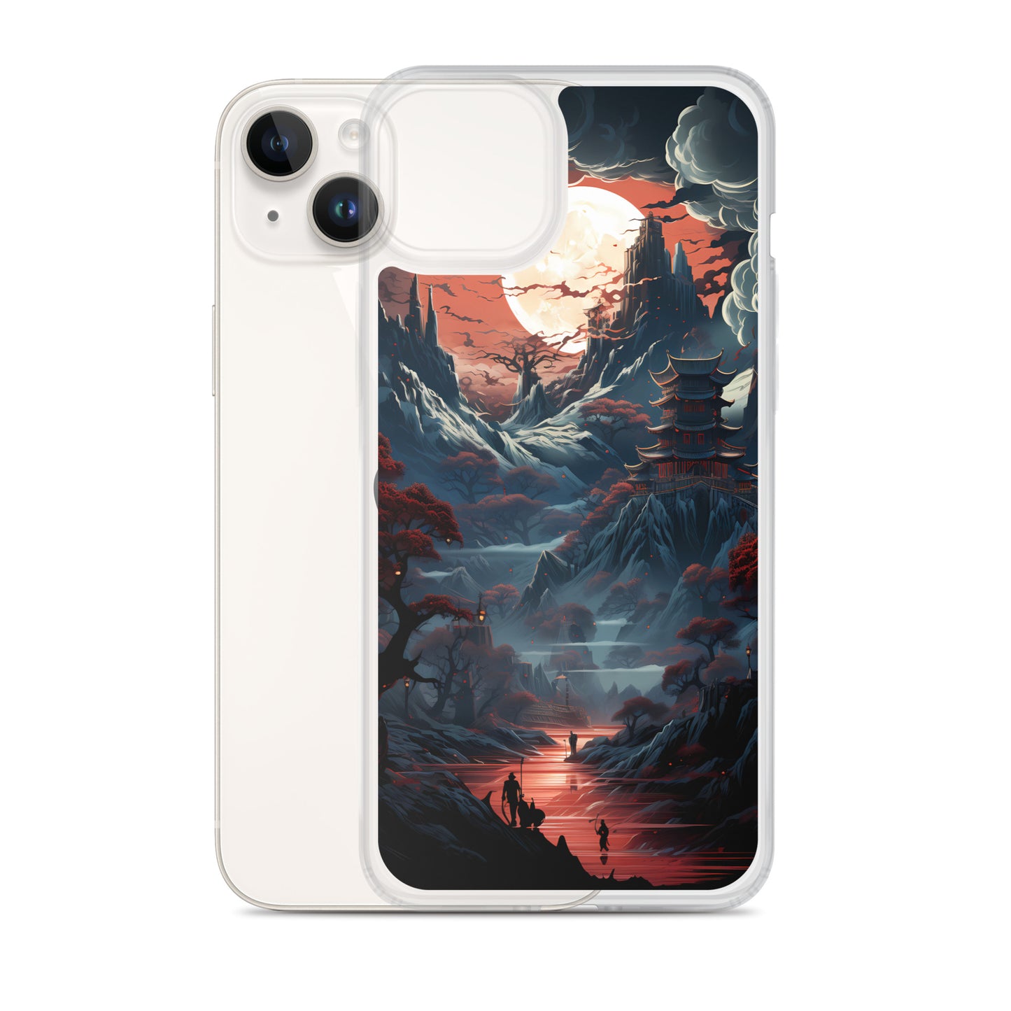 iPhone Case - Ancient Temple in Moonlight