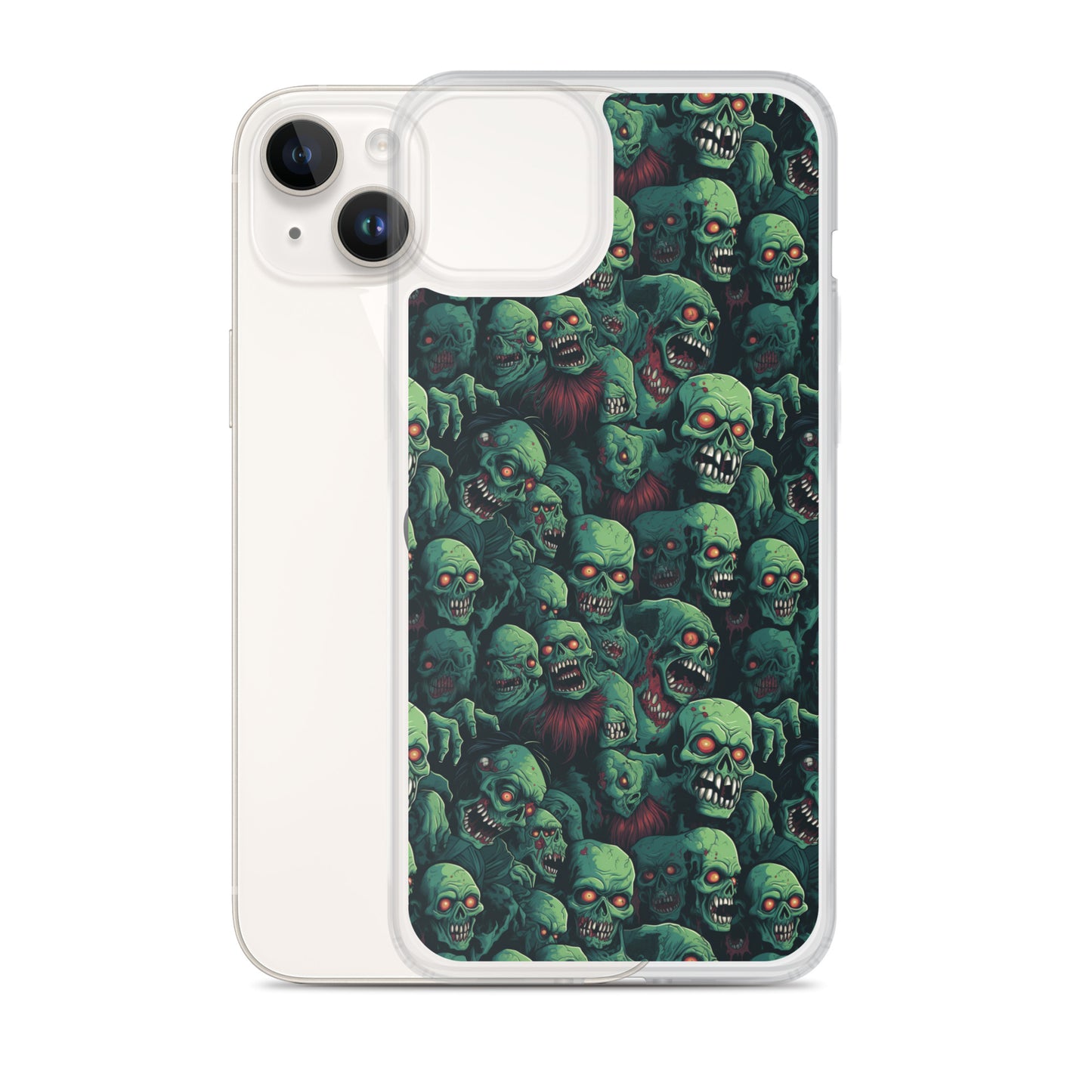 iPhone Case - Red Eyed Zombie Skulls