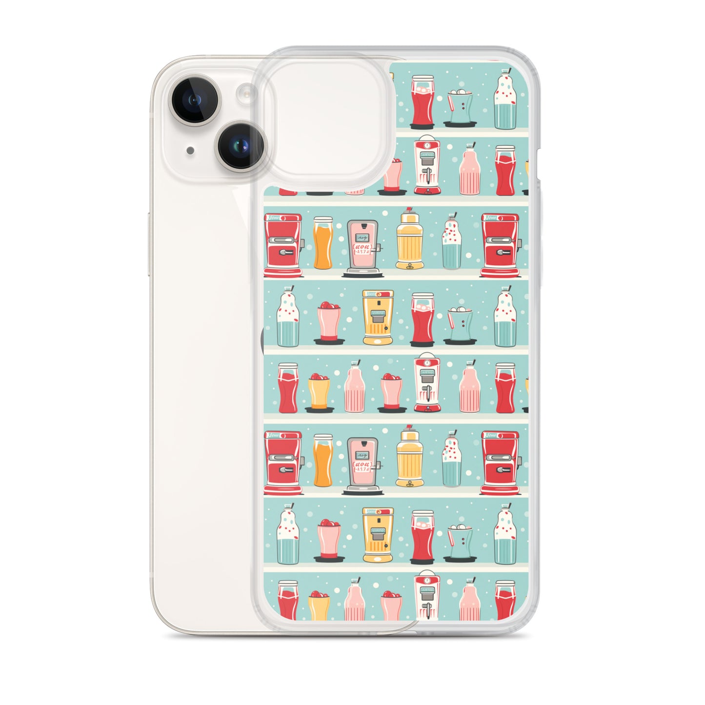 iPhone Case - Retro Soda Fountain Shelves