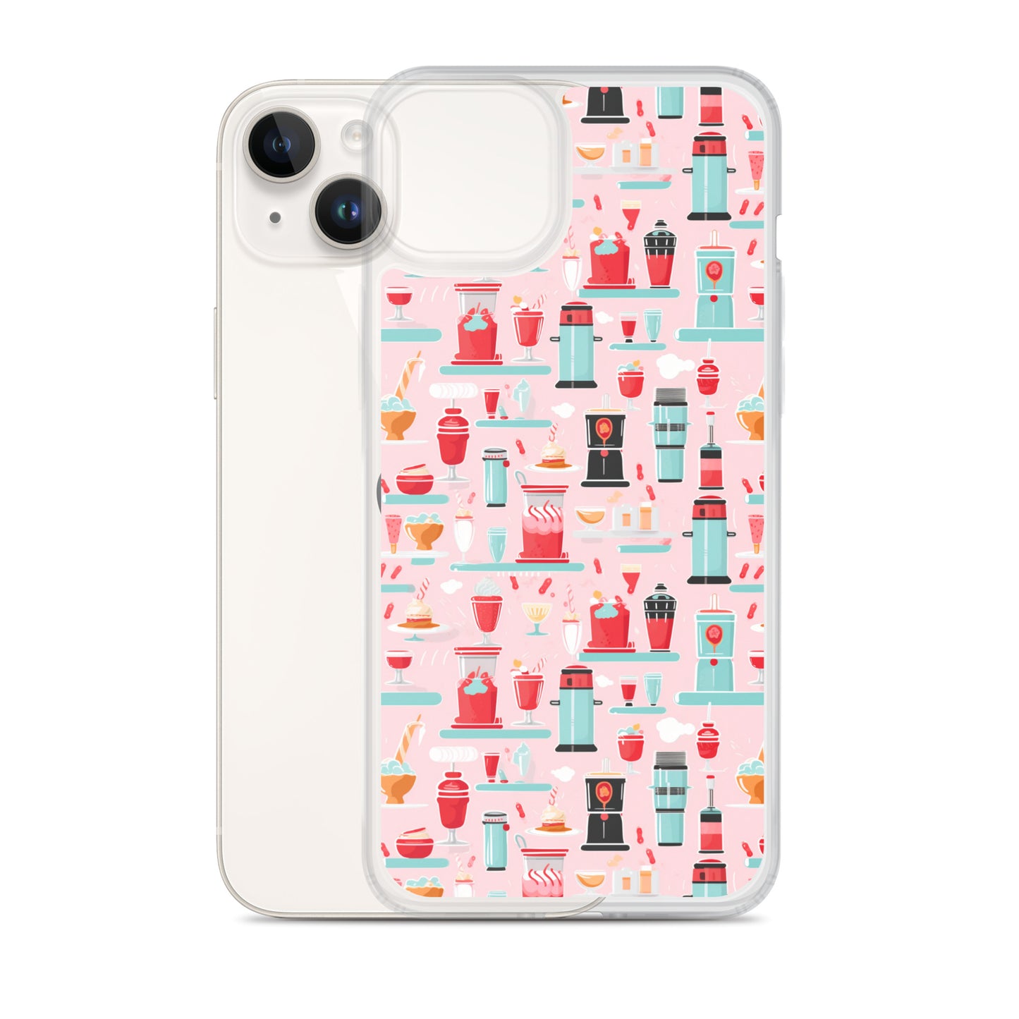 iPhone Case - Vintage Pink Soda Fountain