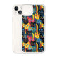 iPhone Case - Colorful Cats Pattern