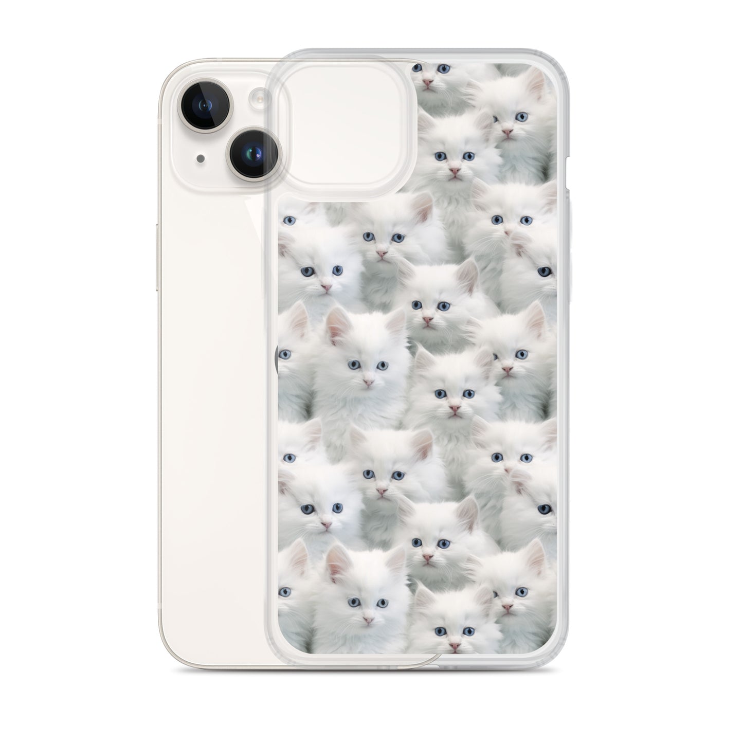 iPhone Case - Cute White Kittens