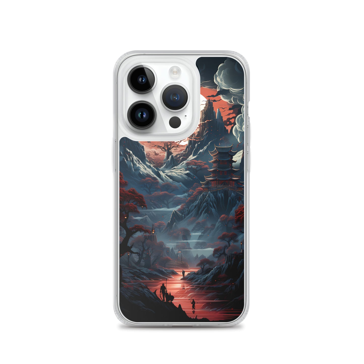 iPhone Case - Ancient Temple in Moonlight