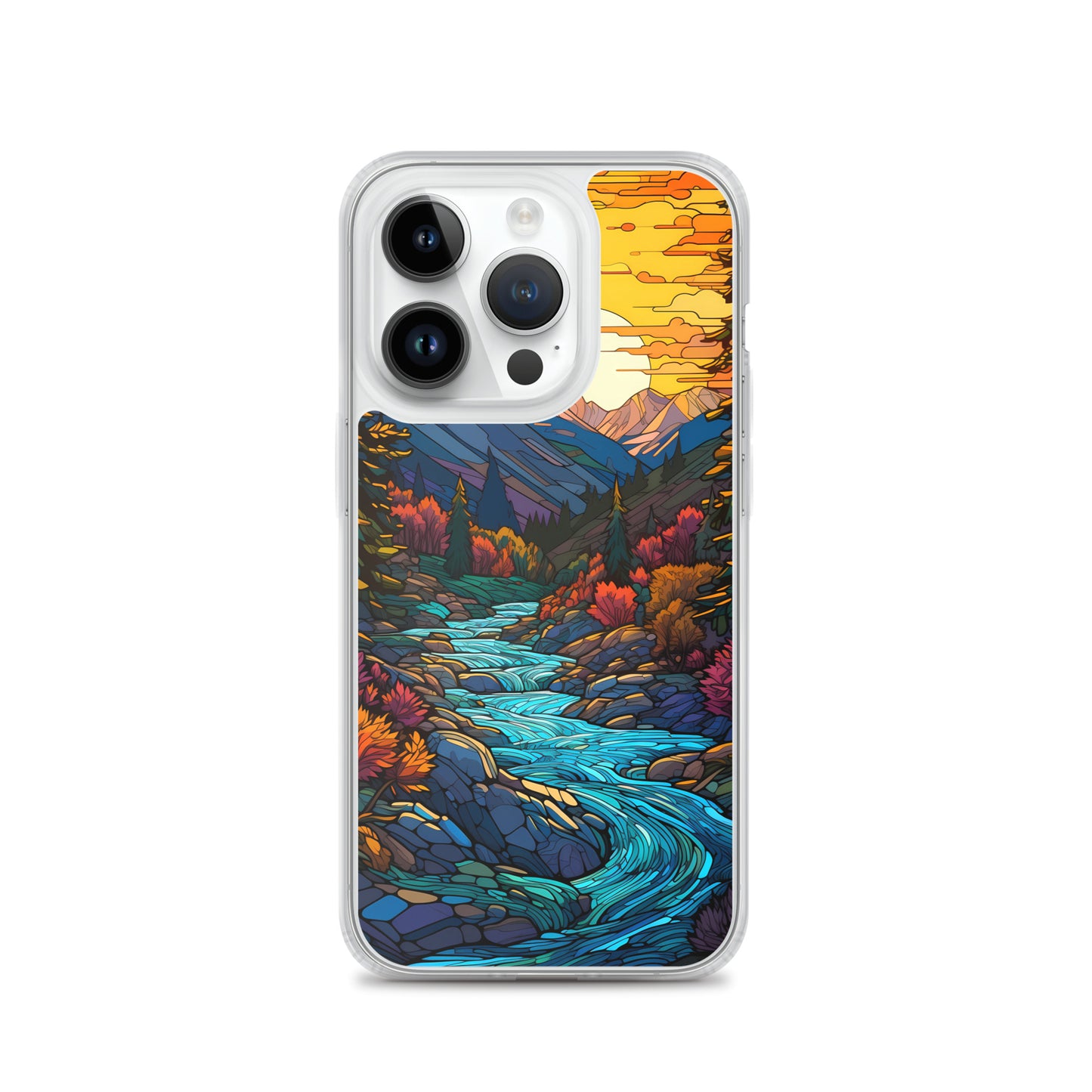 iPhone Case - Mountain River Mosaic