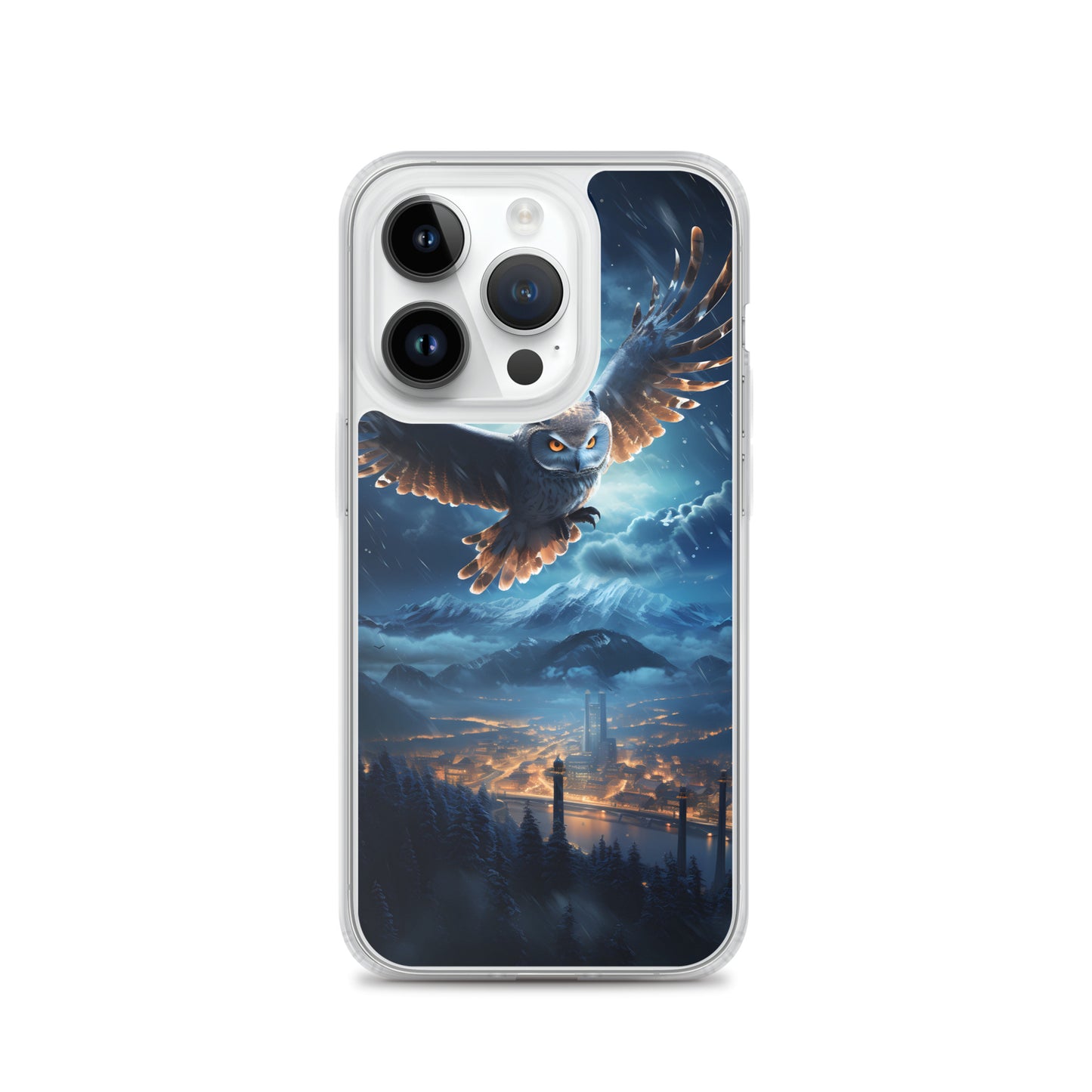 iPhone Case - Night Owl Over City