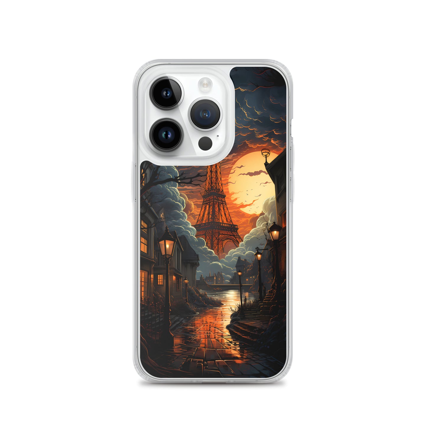 iPhone Case - Paris Street in Moonlight