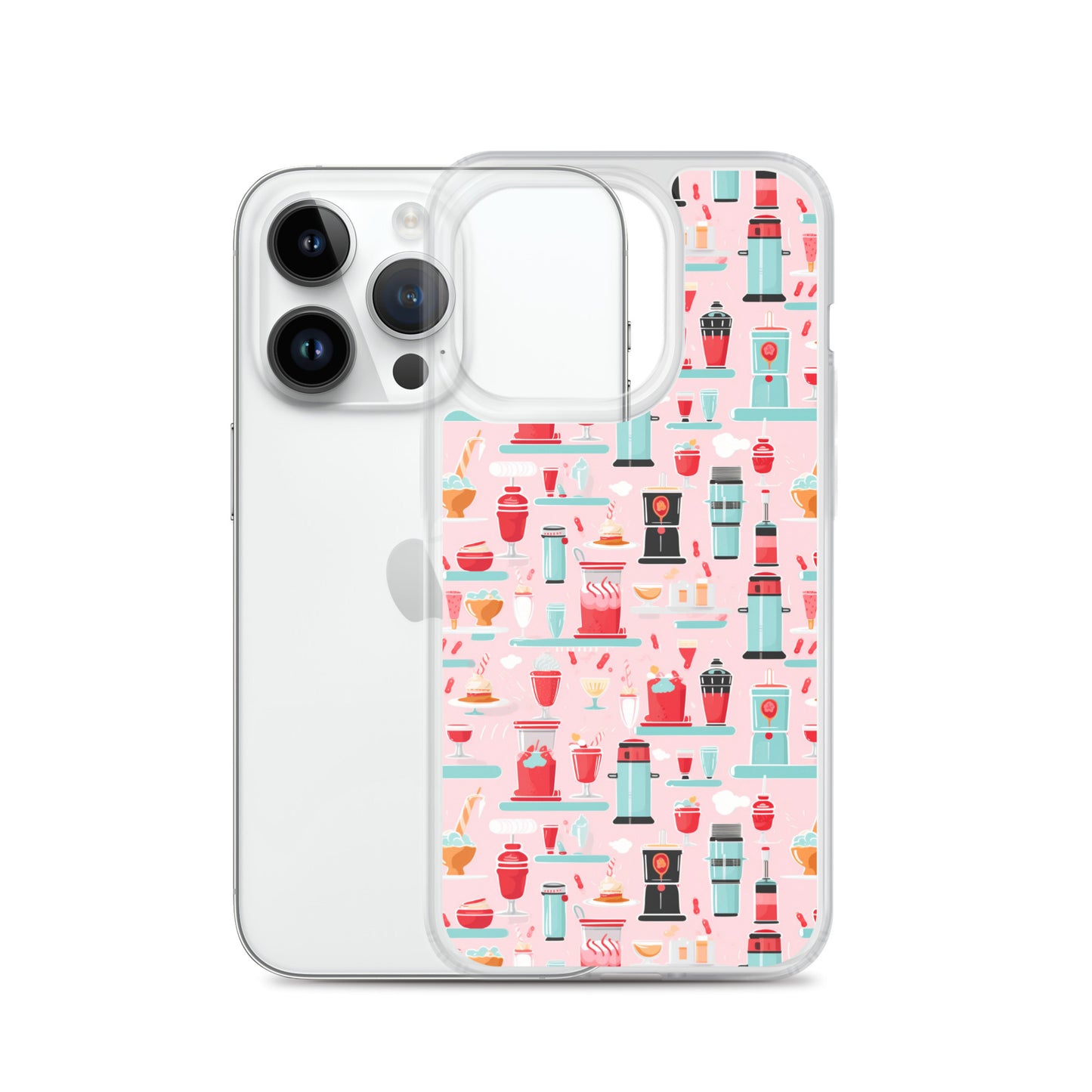 iPhone Case - Vintage Pink Soda Fountain