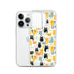 iPhone Case - Abstract Cats Pattern