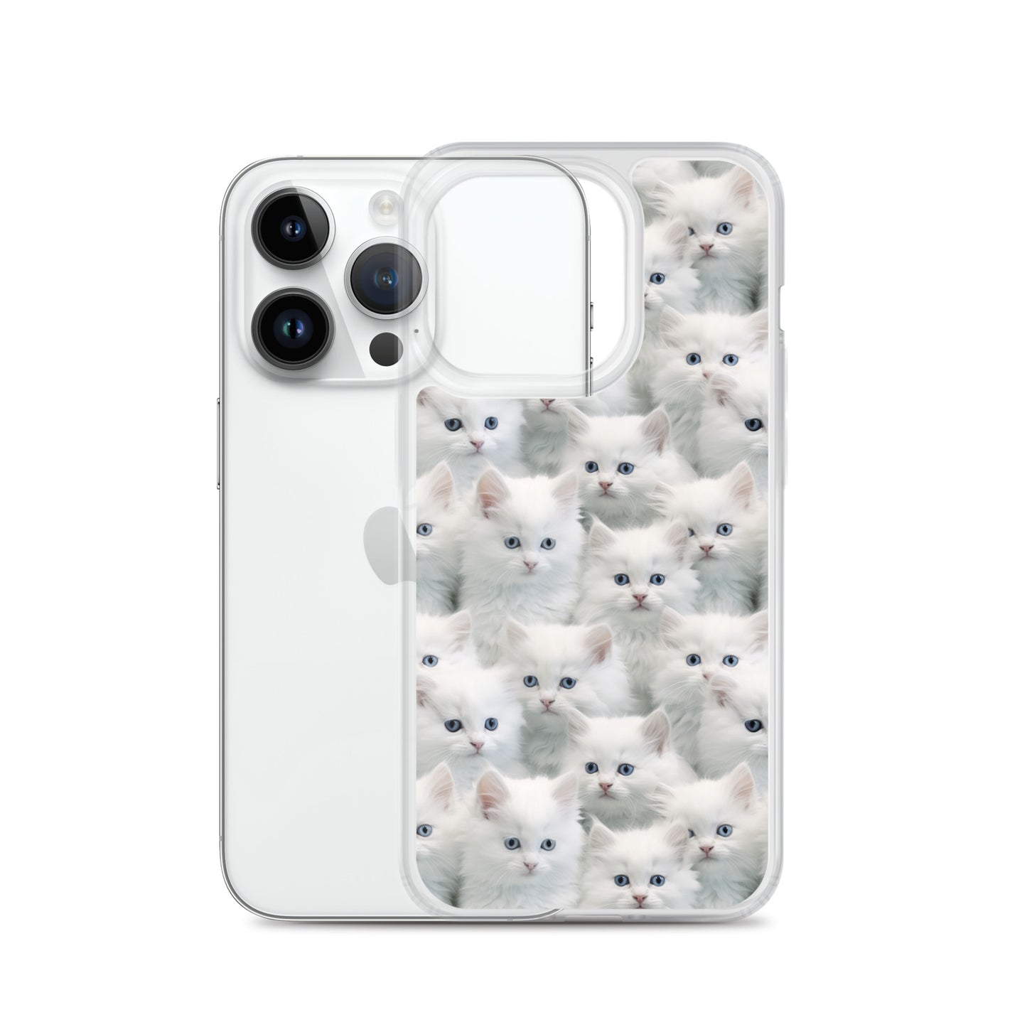 iPhone Case - Cute White Kittens