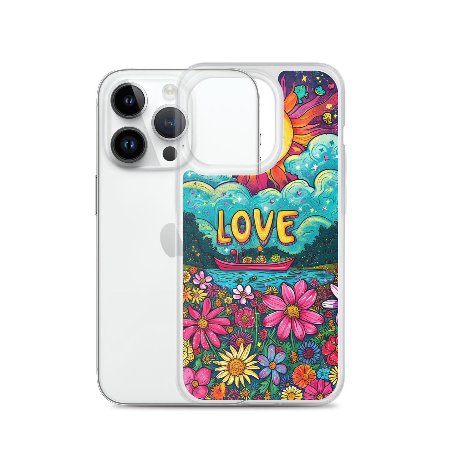 iPhone Case - Cosmic Bloom of Affection