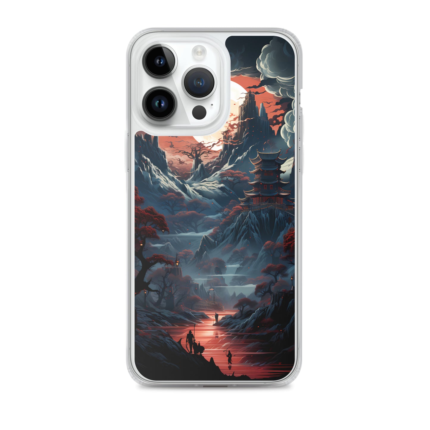 iPhone Case - Ancient Temple in Moonlight