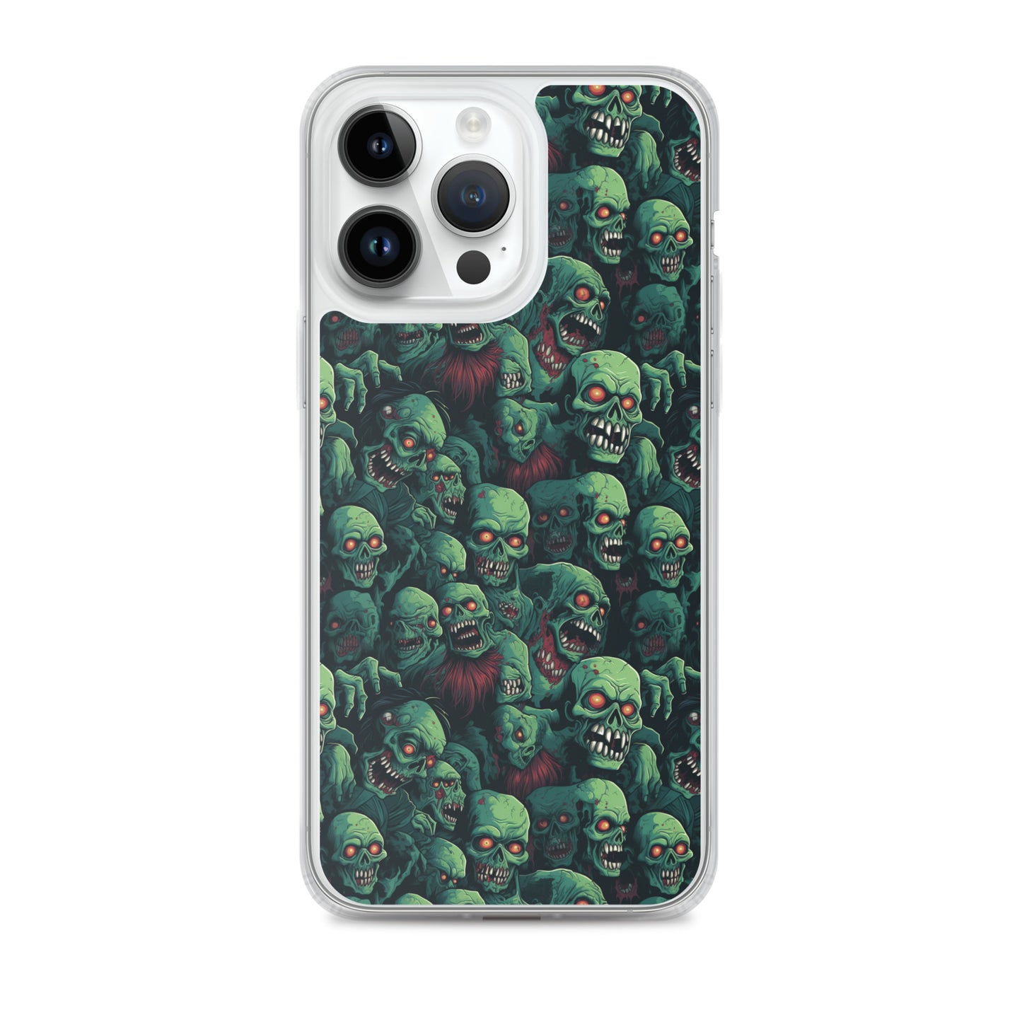 iPhone Case - Red Eyed Zombie Skulls