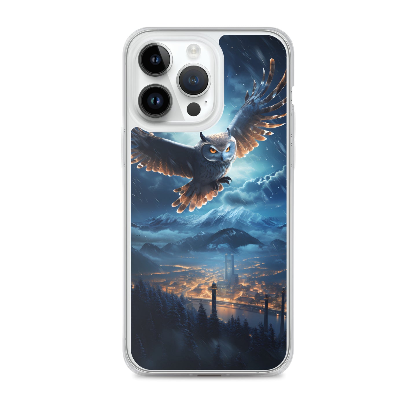 iPhone Case - Night Owl Over City