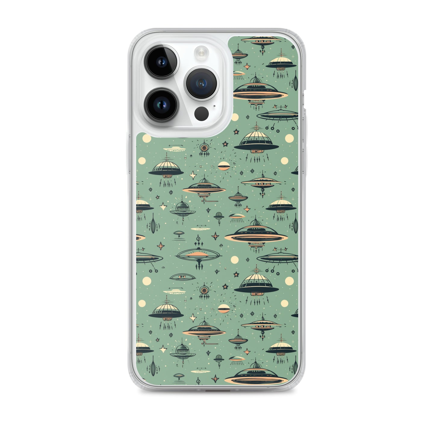 iPhone Case - Retro UFOs