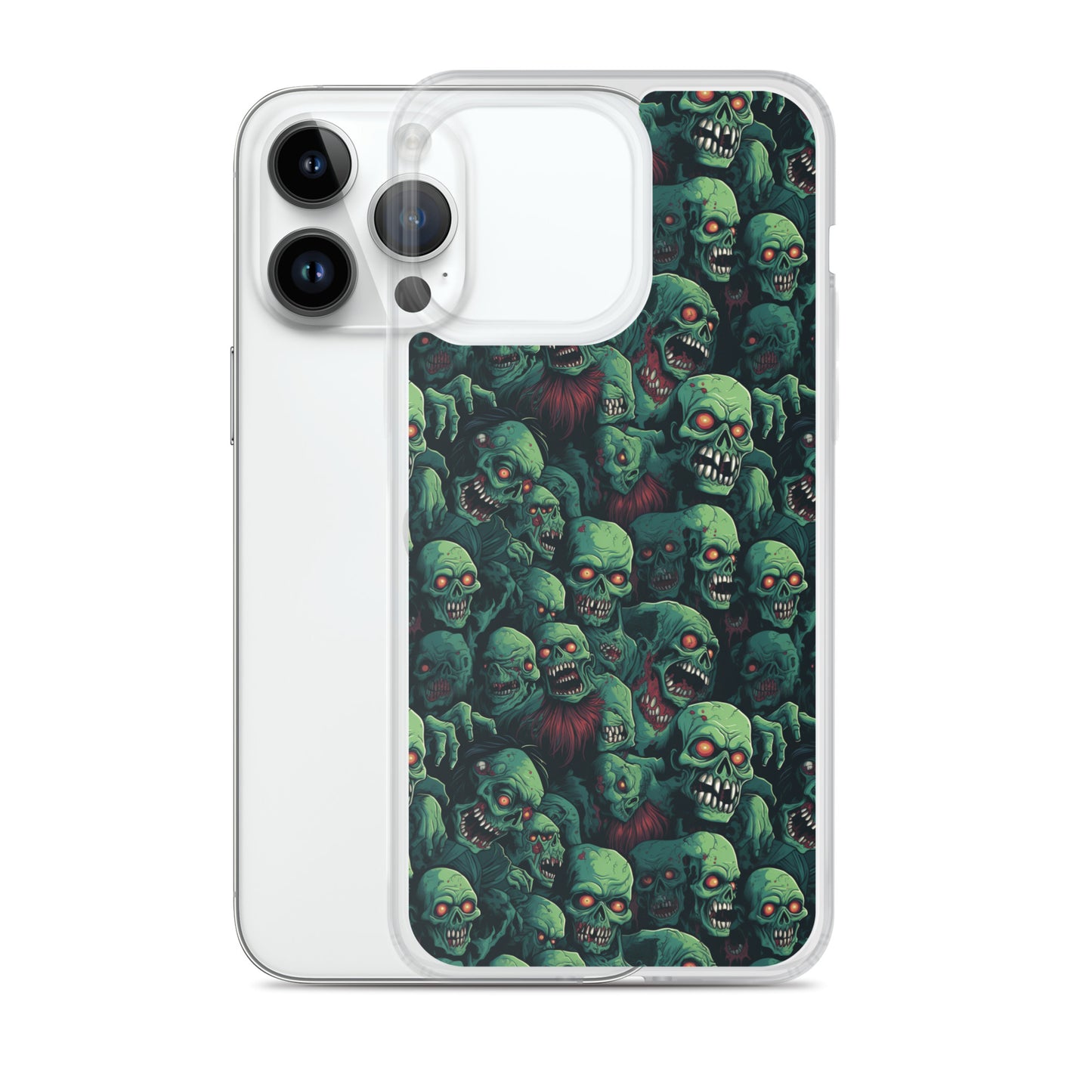 iPhone Case - Red Eyed Zombie Skulls