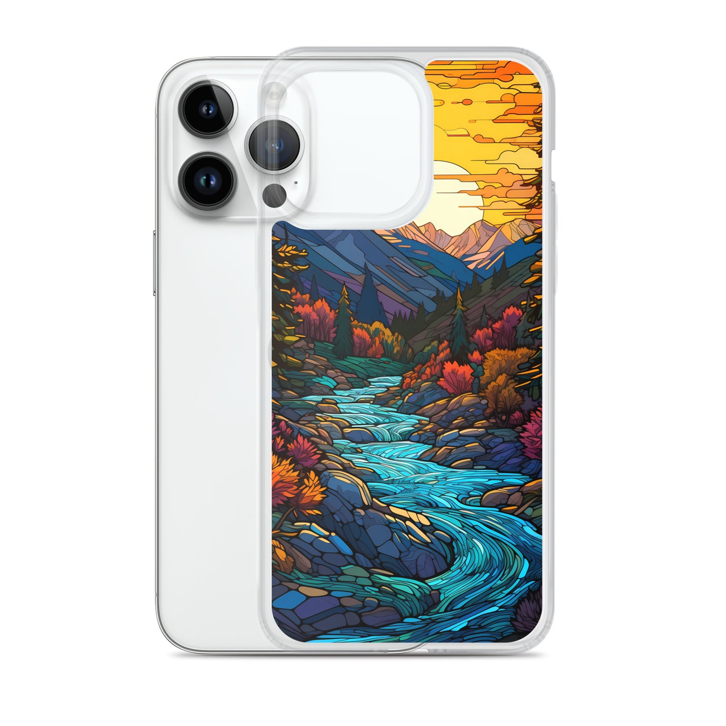 iPhone Case - Mountain River Mosaic