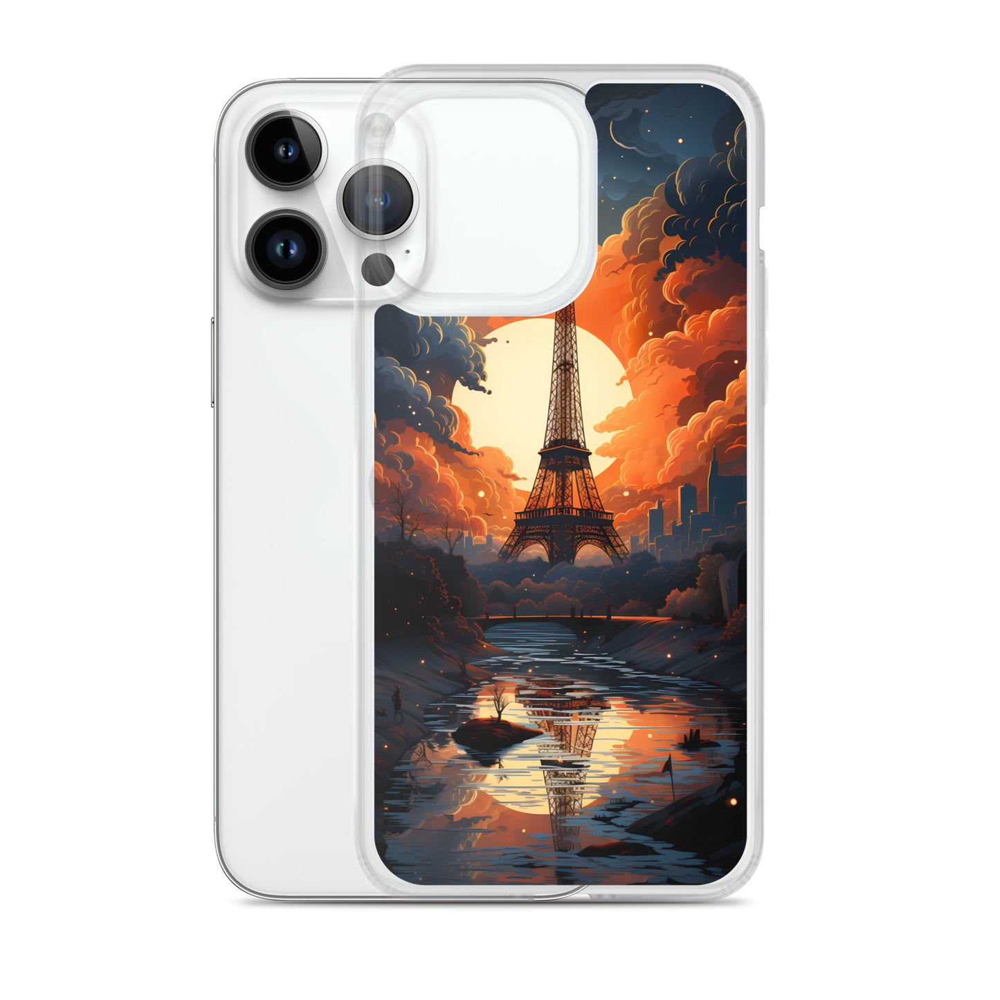 iPhone Case - Eiffel Tower at Dusk