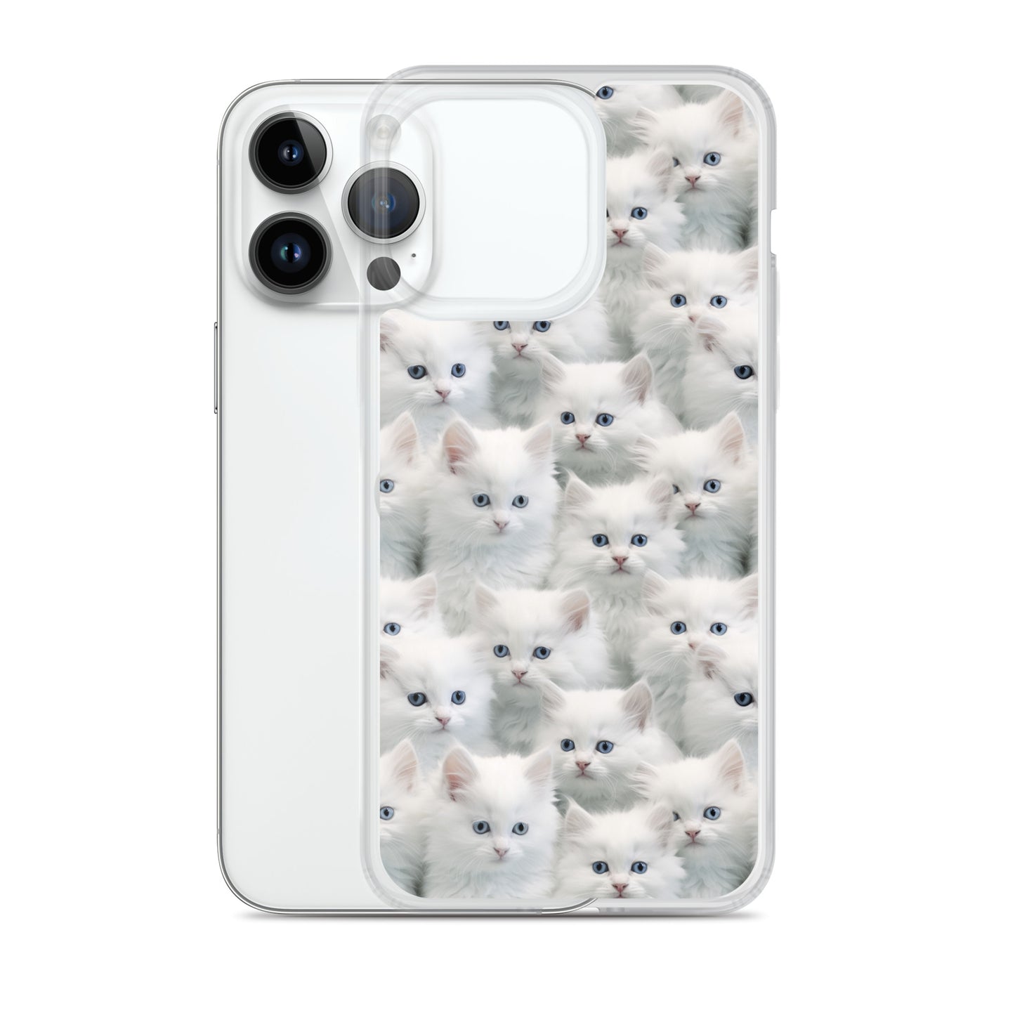 iPhone Case - Cute White Kittens