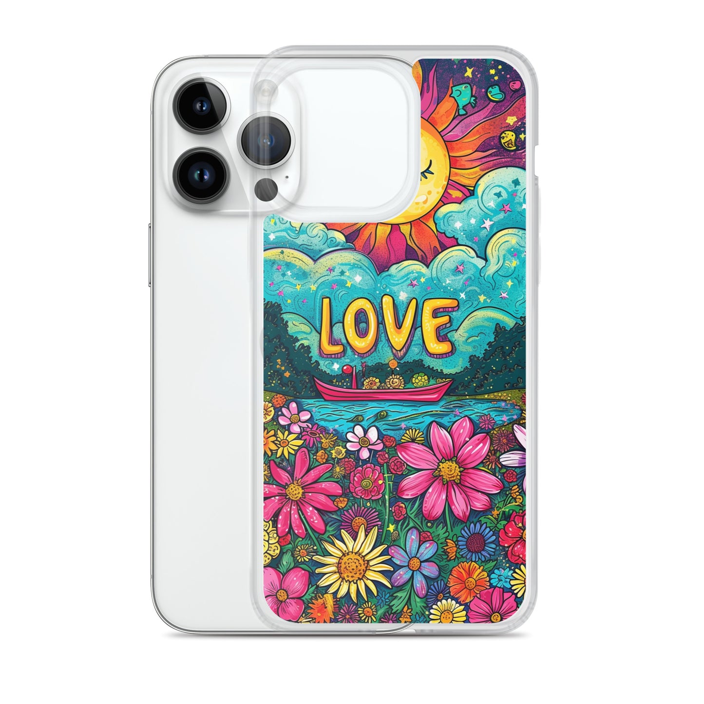 iPhone Case - Cosmic Bloom of Affection