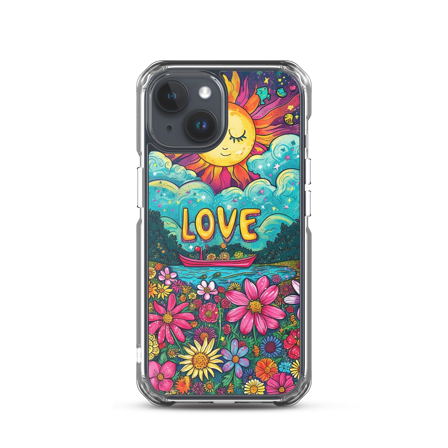 iPhone Case - Cosmic Bloom of Affection