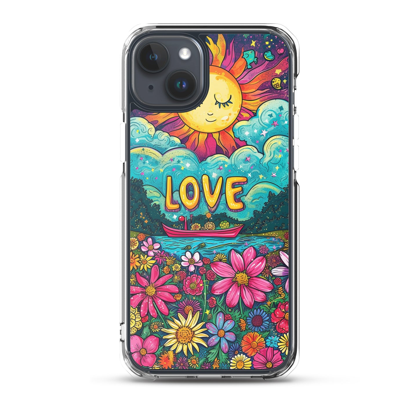 iPhone Case - Cosmic Bloom of Affection