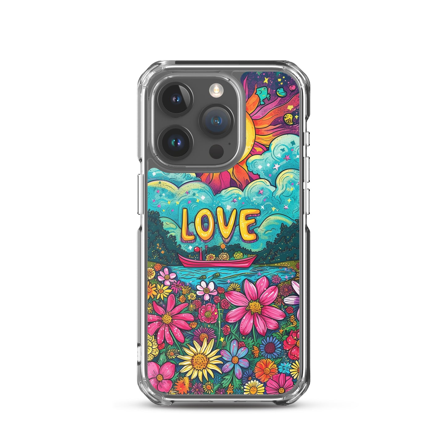 iPhone Case - Cosmic Bloom of Affection