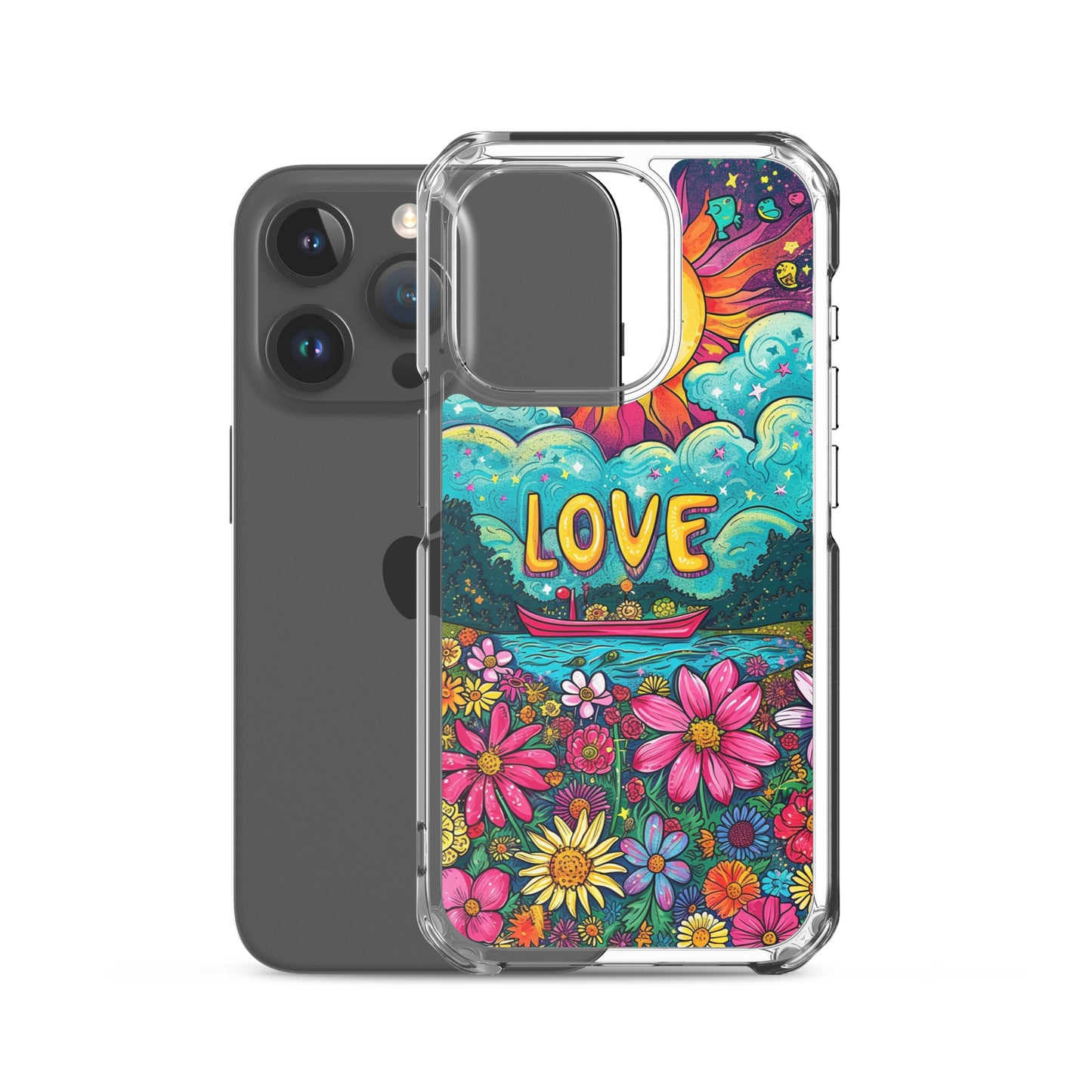 iPhone Case - Cosmic Bloom of Affection