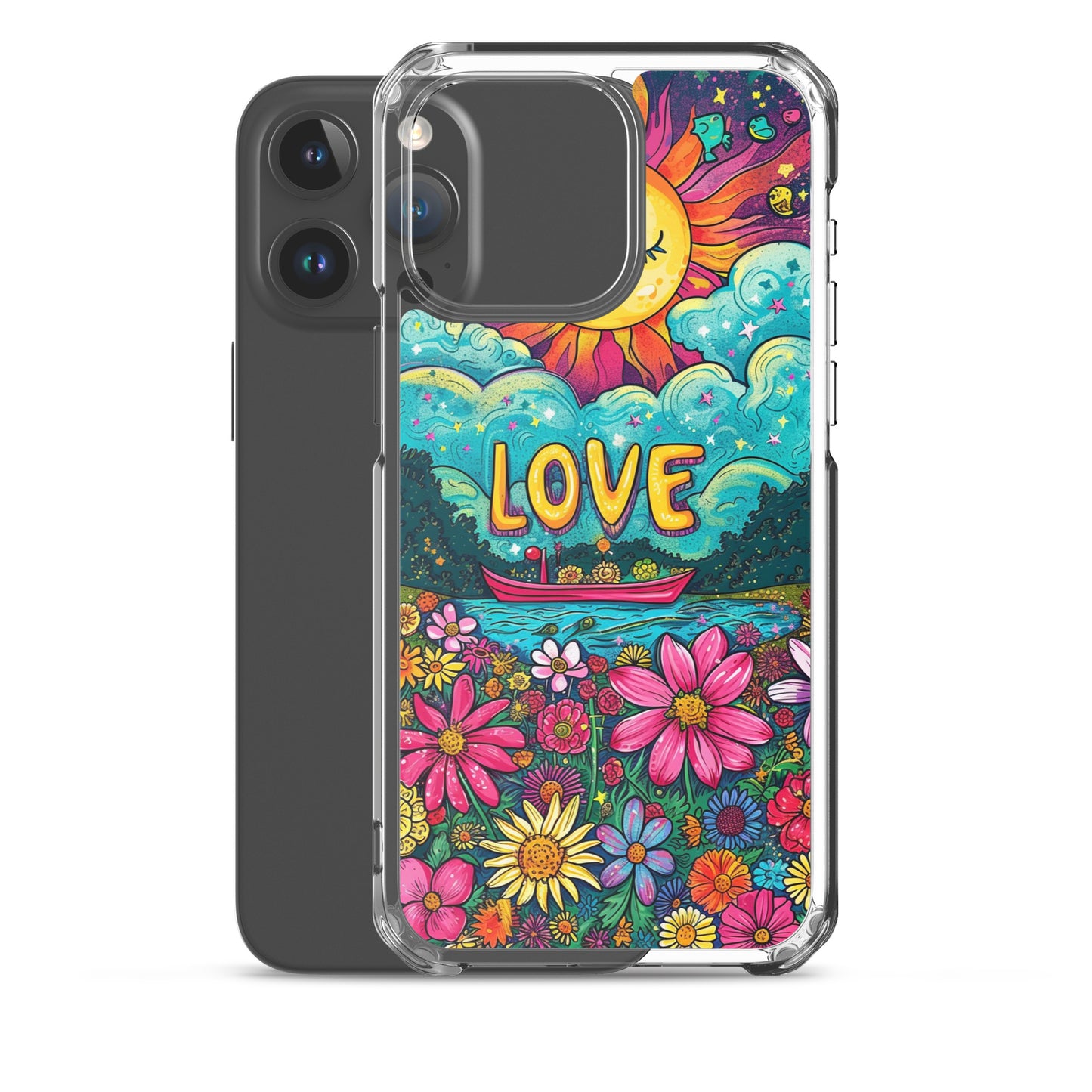 iPhone Case - Cosmic Bloom of Affection