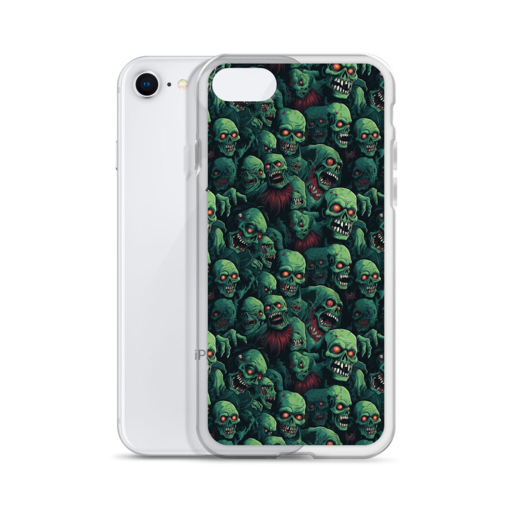 iPhone Case - Red Eyed Zombie Skulls