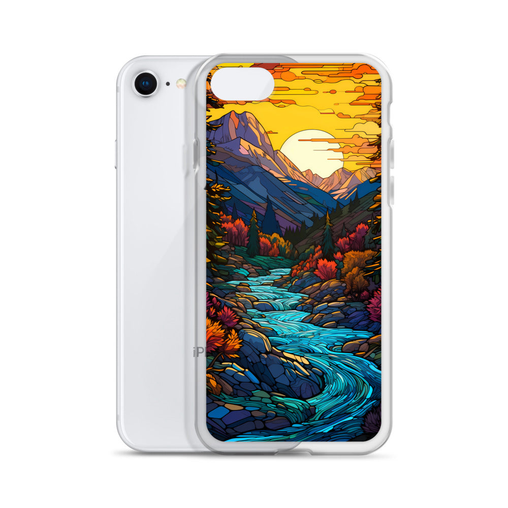 iPhone Case - Mountain River Mosaic