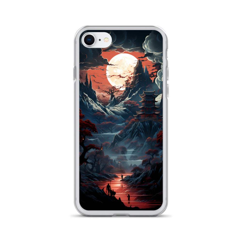 iPhone Case - Ancient Temple in Moonlight