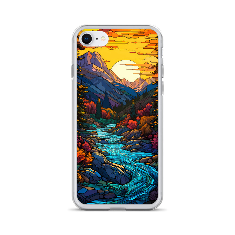 iPhone Case - Mountain River Mosaic