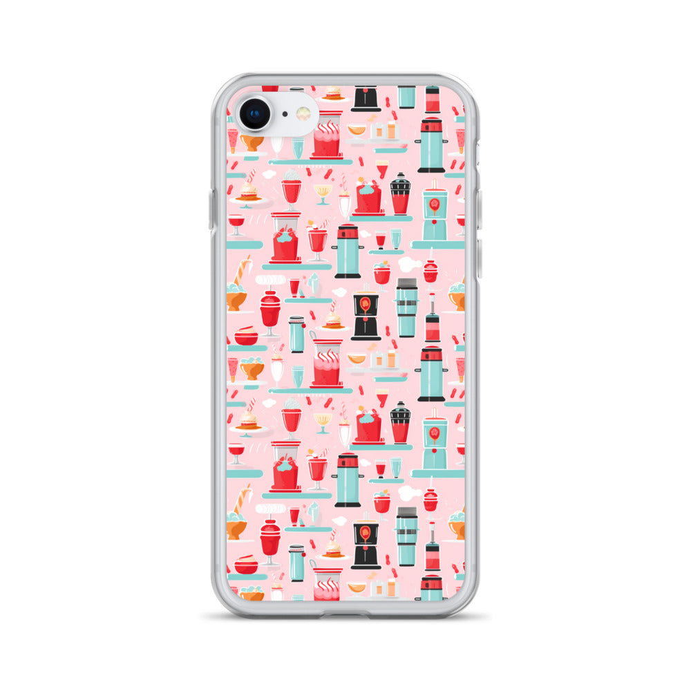 iPhone Case - Vintage Pink Soda Fountain