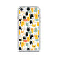 iPhone Case - Abstract Cats Pattern