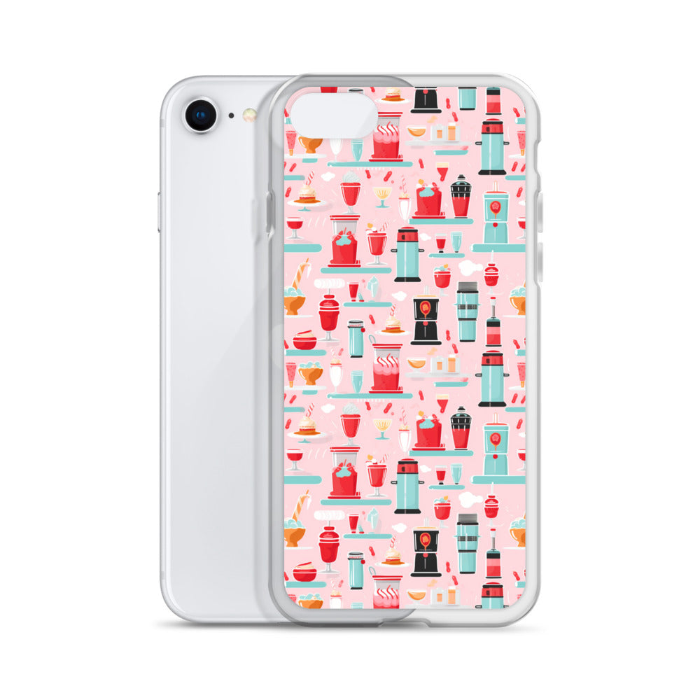 iPhone Case - Vintage Pink Soda Fountain