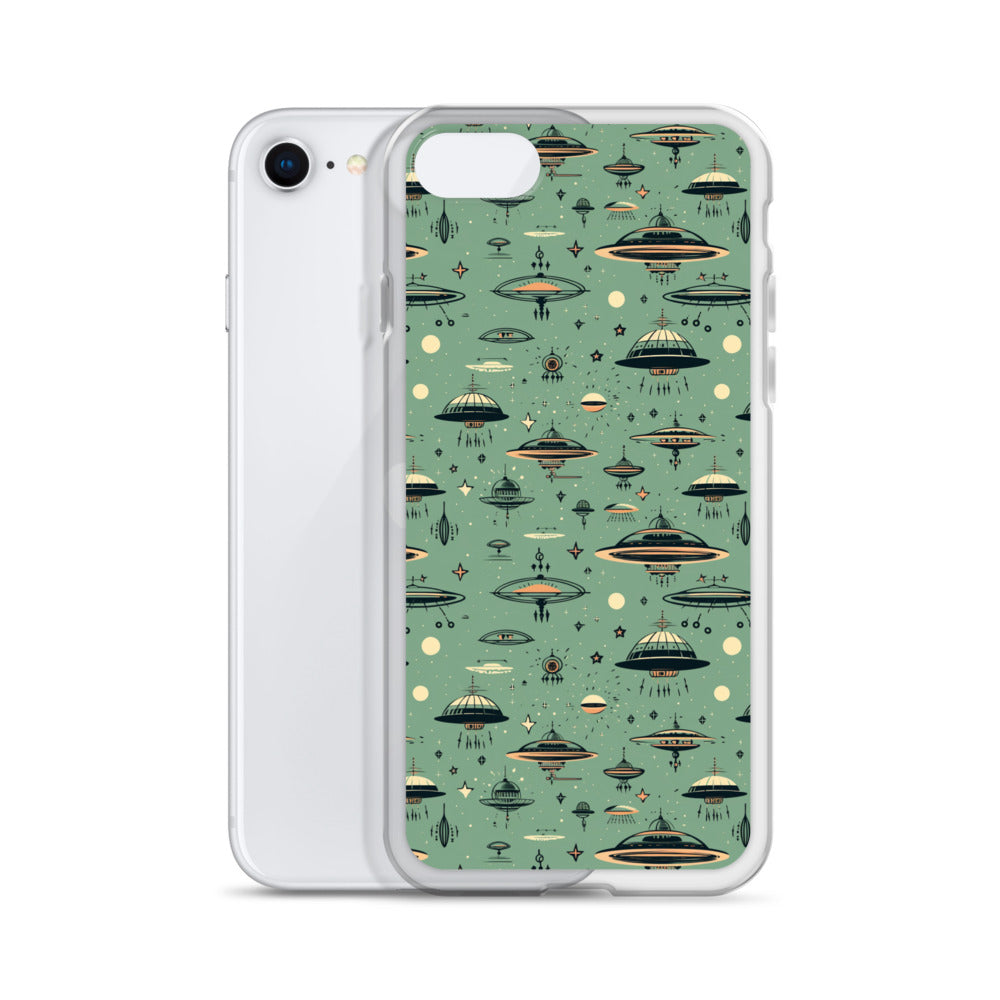 iPhone Case - Retro UFOs