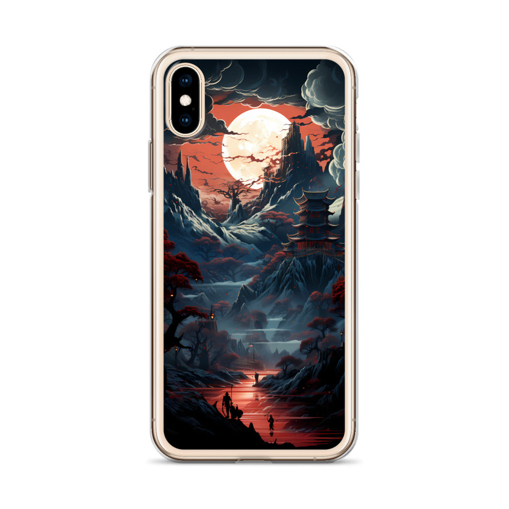 iPhone Case - Ancient Temple in Moonlight