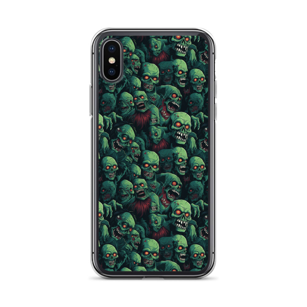 iPhone Case - Red Eyed Zombie Skulls