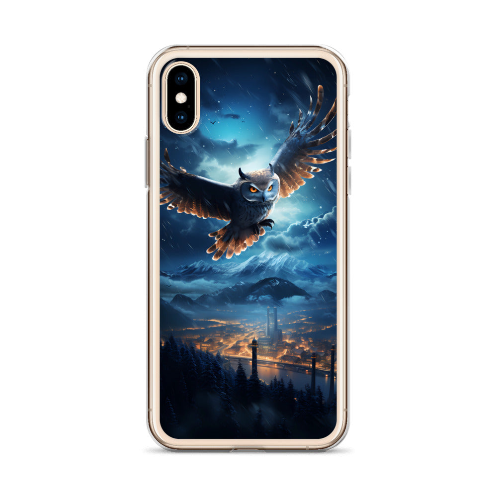 iPhone Case - Night Owl Over City