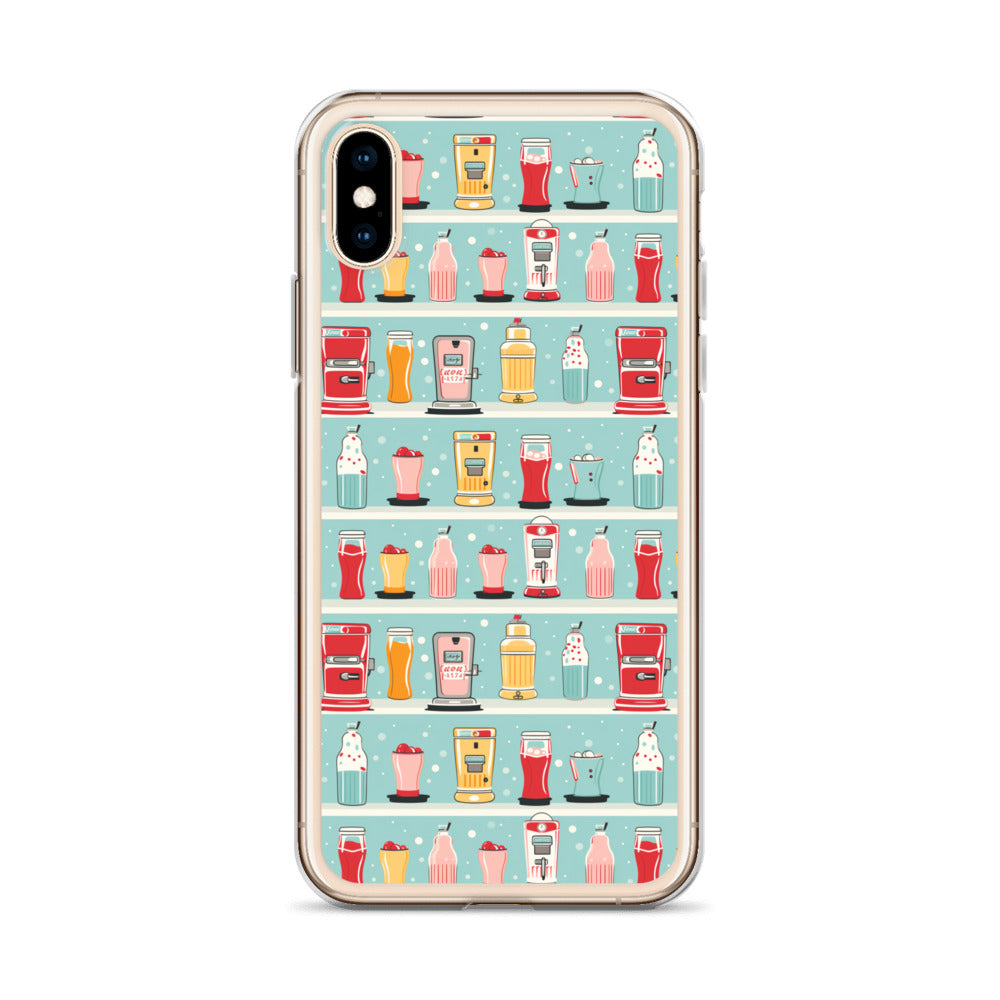 iPhone Case - Retro Soda Fountain Shelves