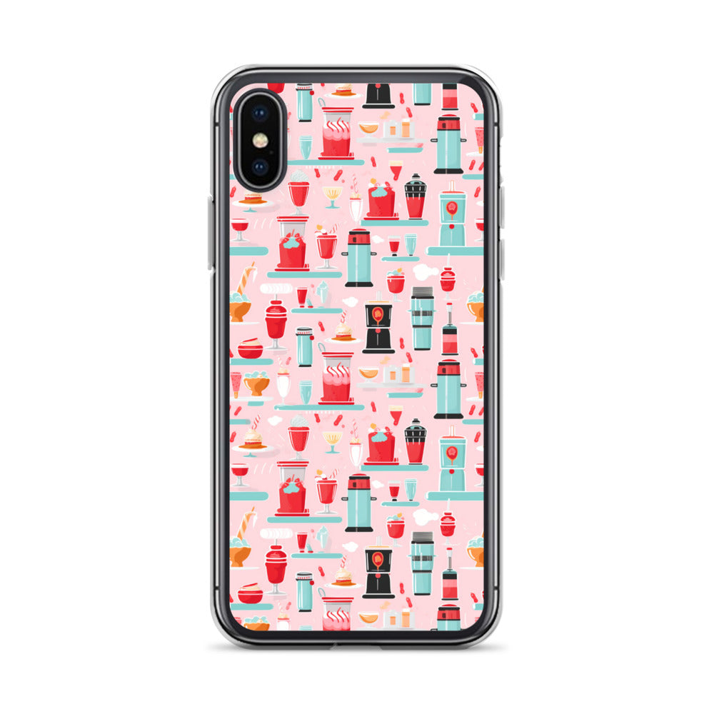 iPhone Case - Vintage Pink Soda Fountain