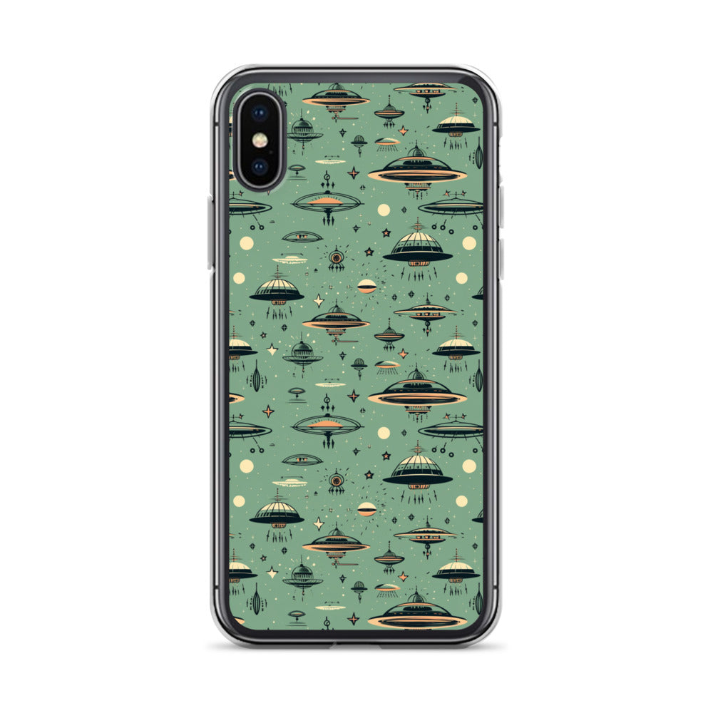 iPhone Case - Retro UFOs