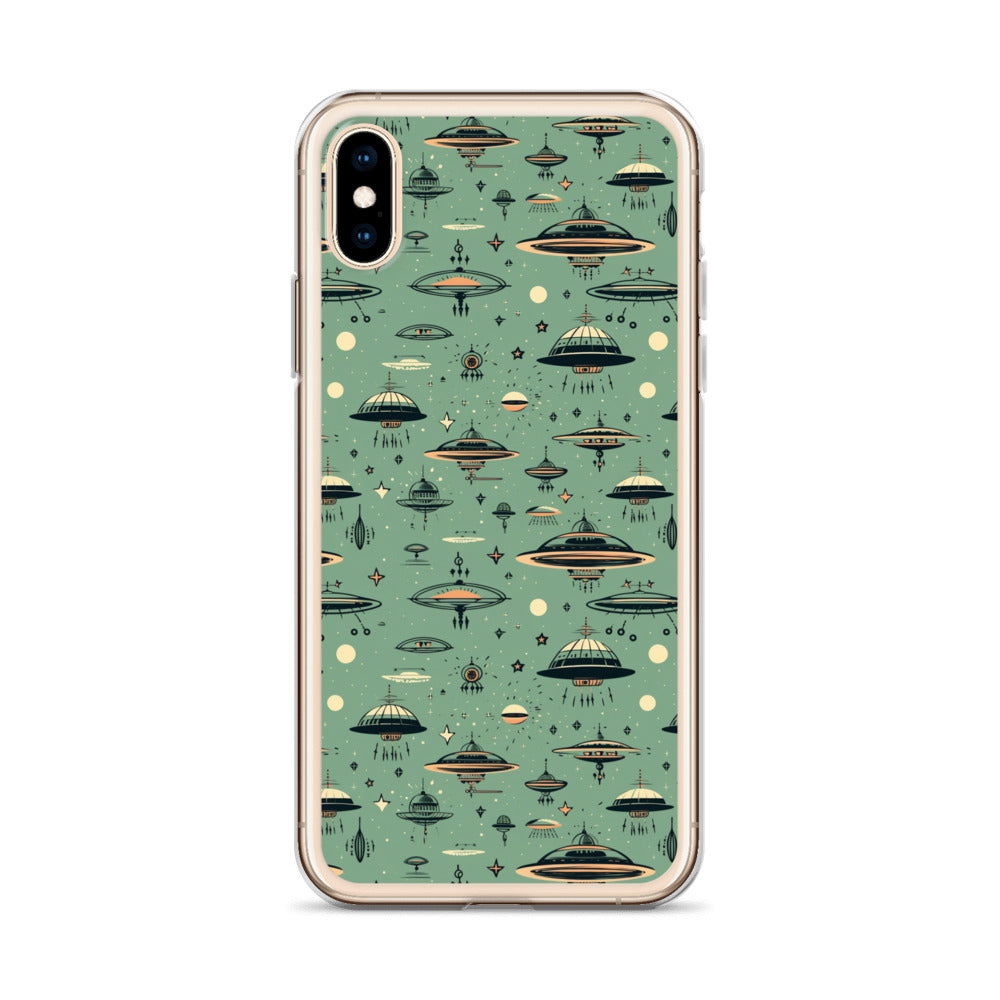 iPhone Case - Retro UFOs