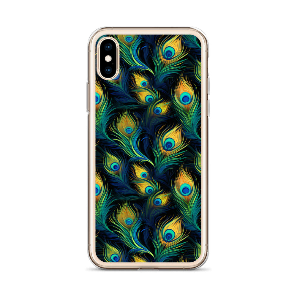 iPhone Case - Peacock Feather Pattern