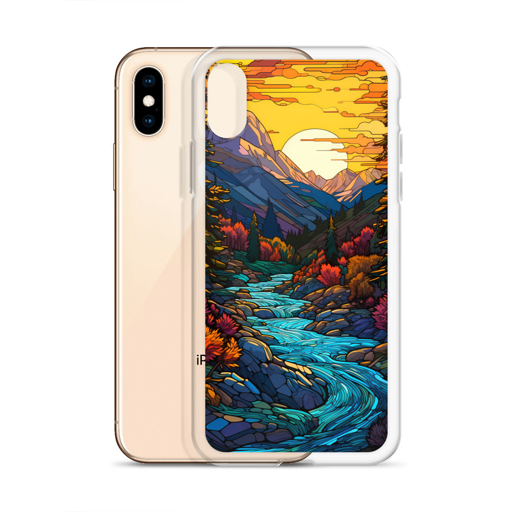 iPhone Case - Mountain River Mosaic