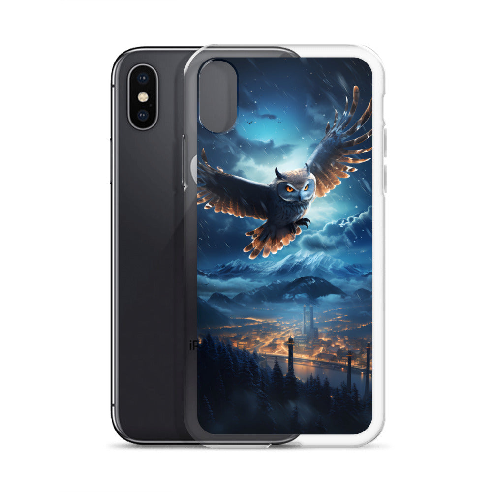 iPhone Case - Night Owl Over City