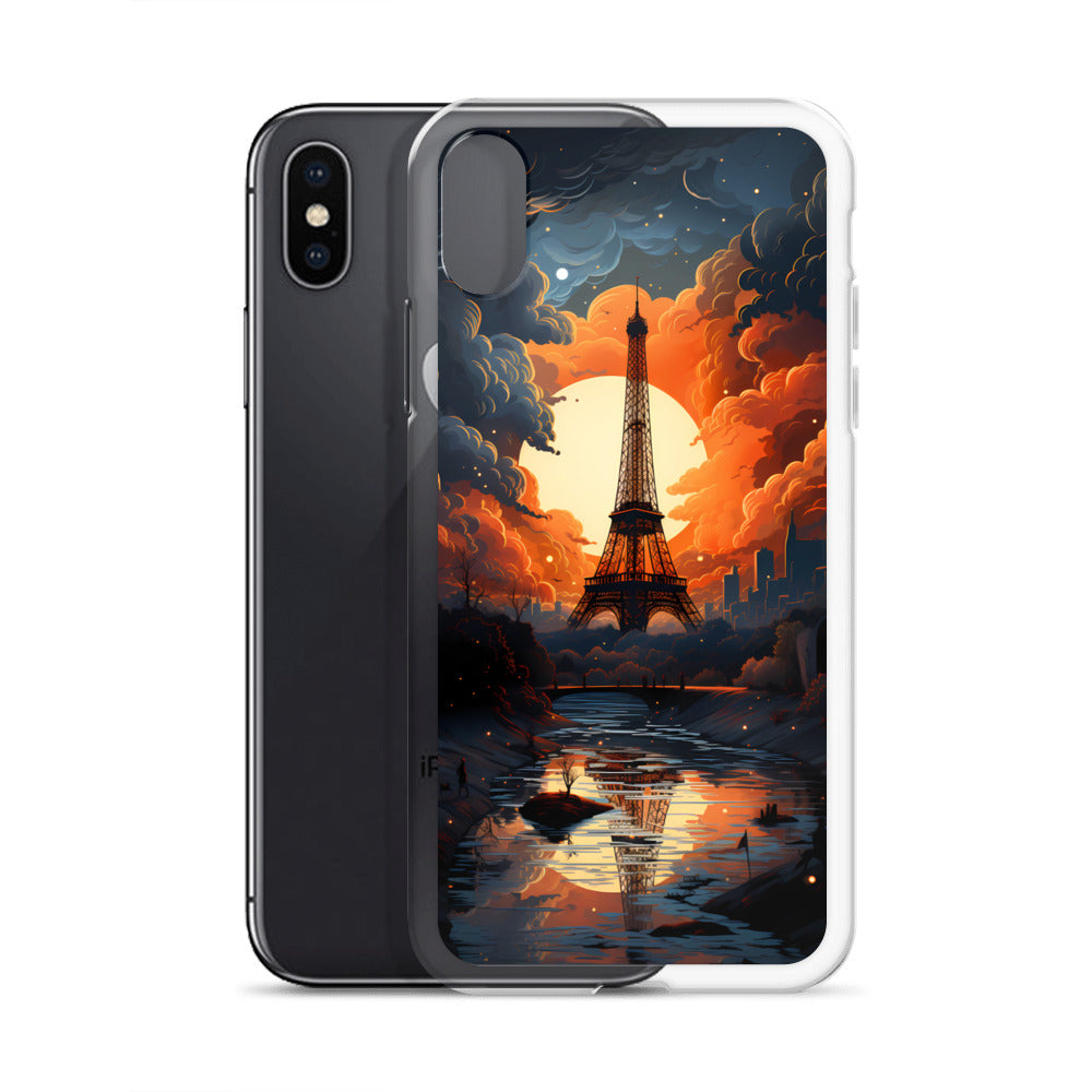 iPhone Case - Eiffel Tower at Dusk