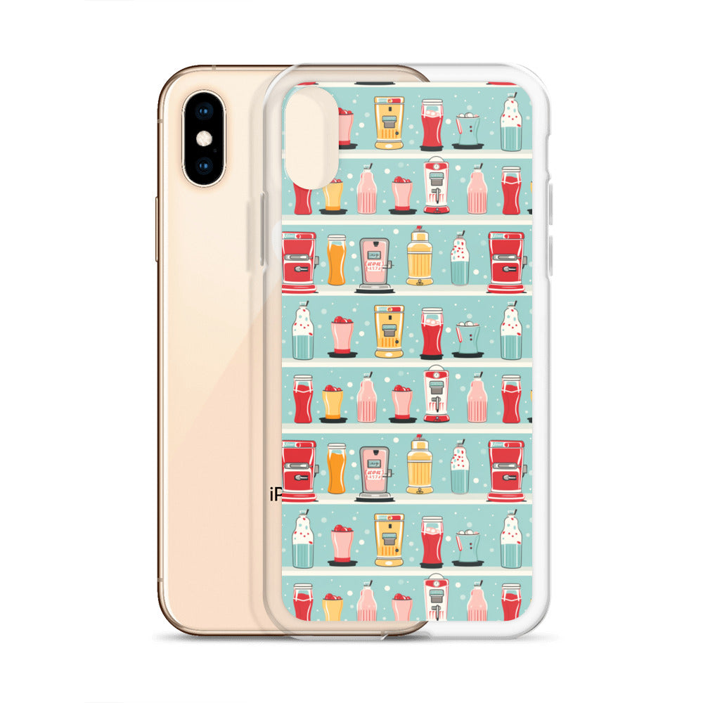 iPhone Case - Retro Soda Fountain Shelves