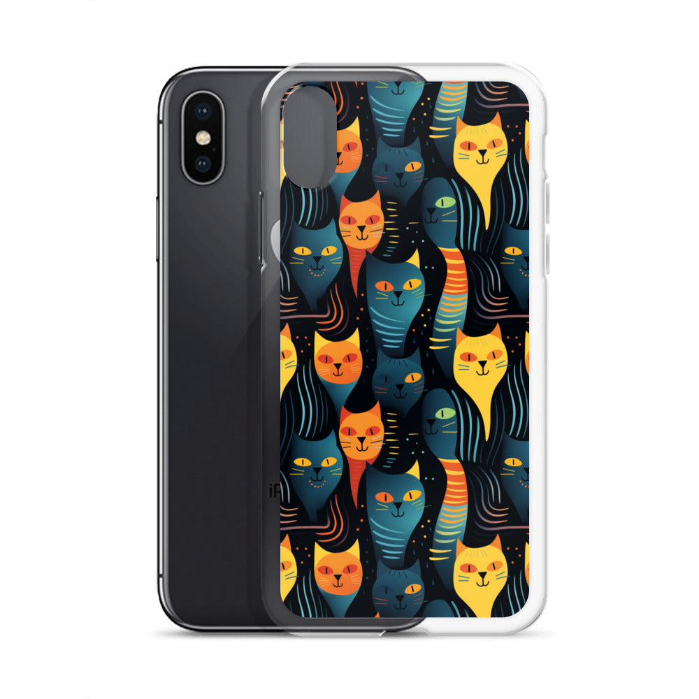 iPhone Case - Abstract Cats