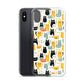 iPhone Case - Abstract Cats Pattern